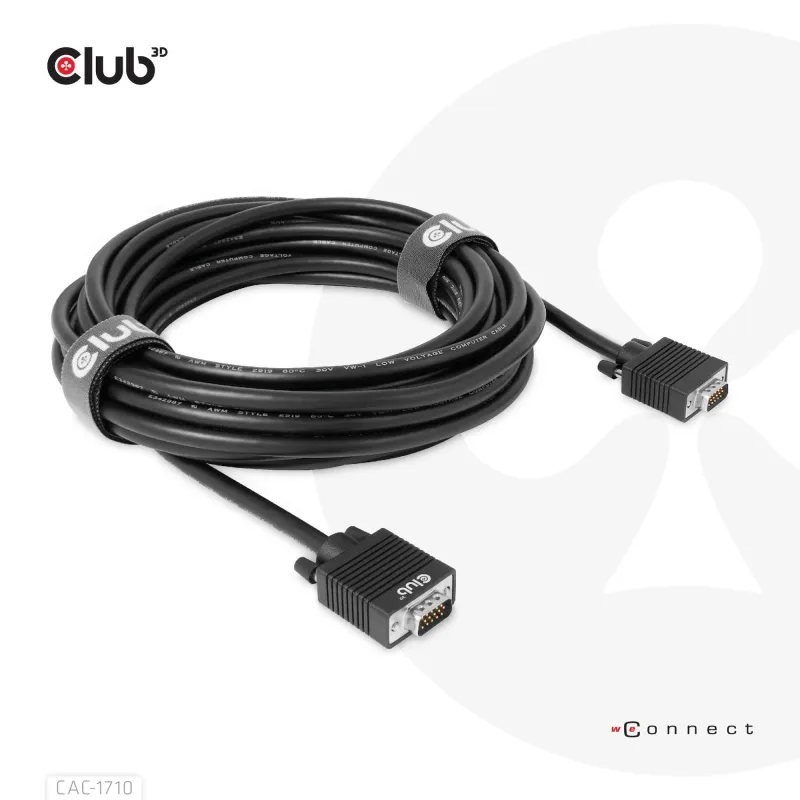 Cable vga to vga 10m-m-m cac-1710 club3d