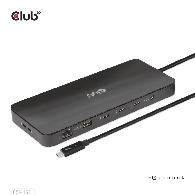 Nb acc docking station 11in1-thunderbolt csv-1581 club3d