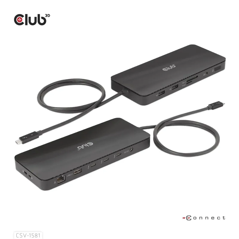 Nb acc docking station 11in1-thunderbolt csv-1581 club3d