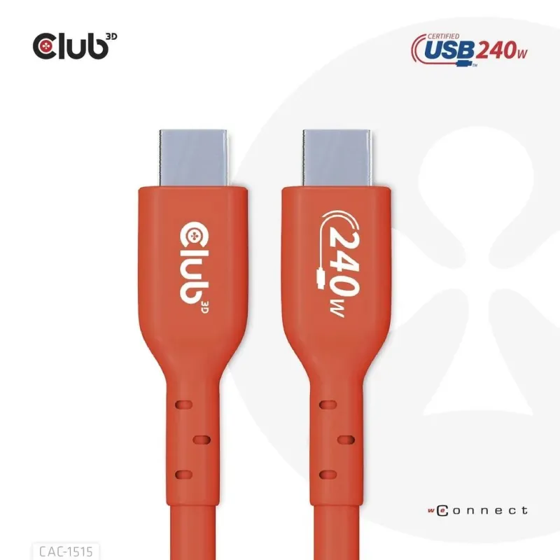 Cable usb-c to usb-c 4m-m-m cac-1515 club3d
