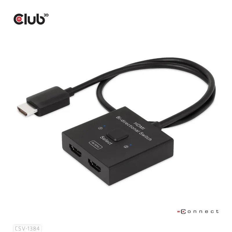Video switch hdmi 2port-csv-1384 club3d