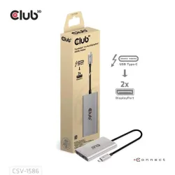 I-o adapter thunderbolt to dp-csv-1586 club3d