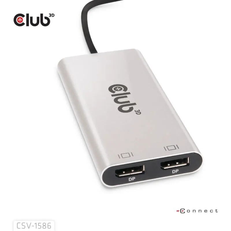 I-o adapter thunderbolt to dp-csv-1586 club3d