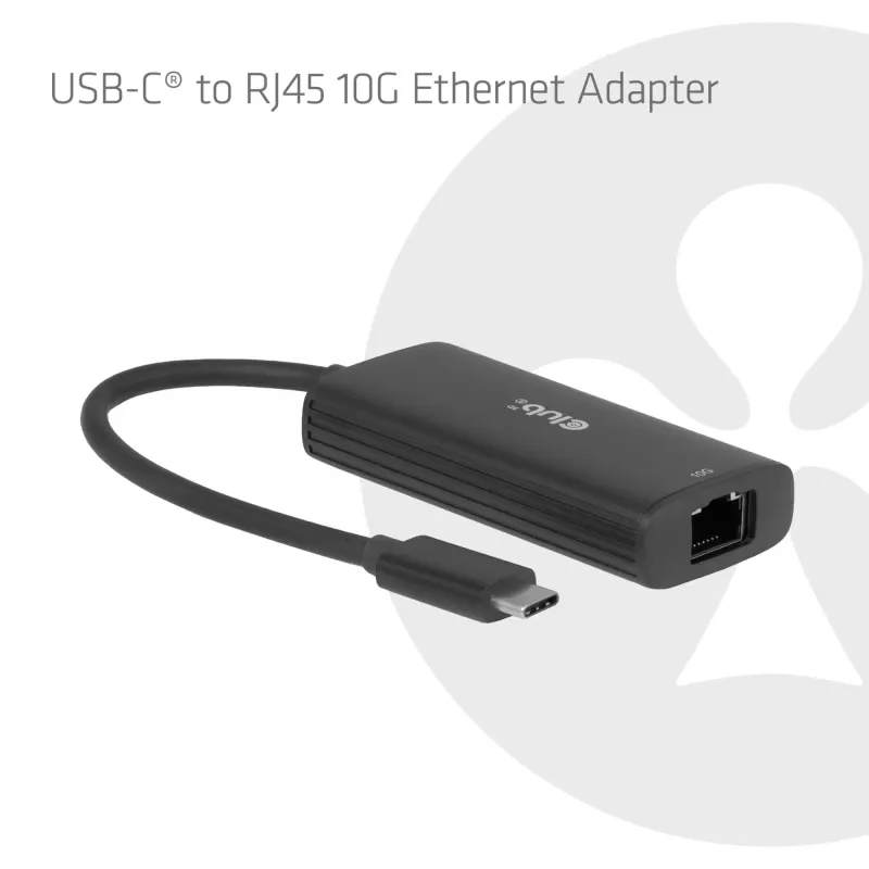 I-o adapter usb-c to rj45-10g m-f cac-2531 club3d