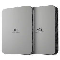 External HDD-LACIE-Mobile Drive-1TB-USB-C-Colour Silver-STLP1000400