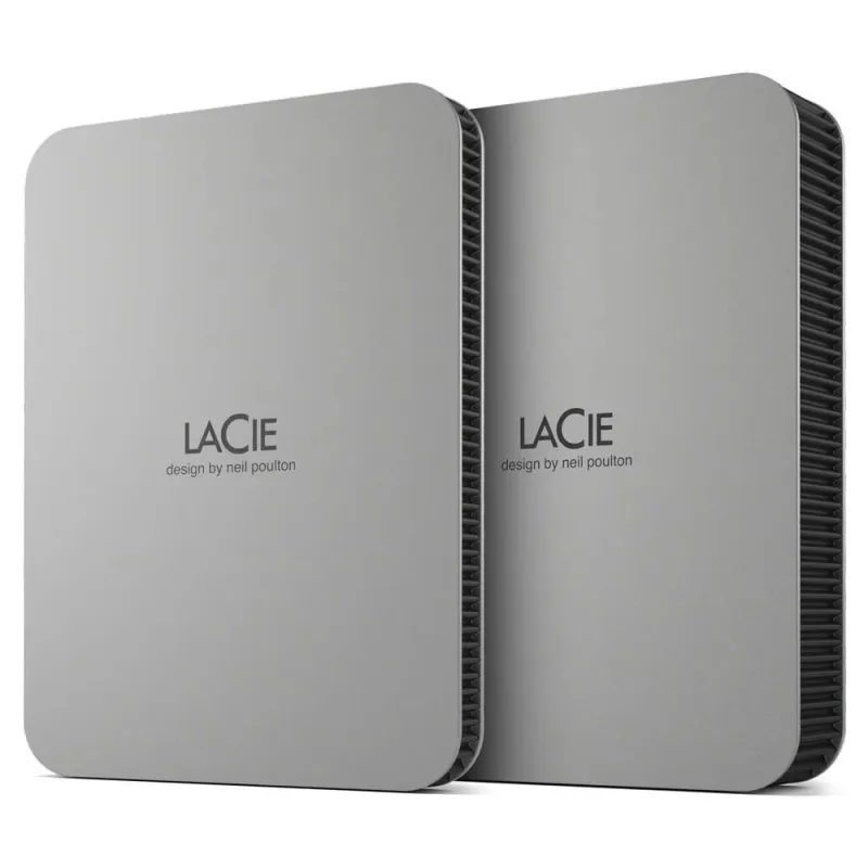 External HDD-LACIE-Mobile Drive-1TB-USB-C-Colour Silver-STLP1000400