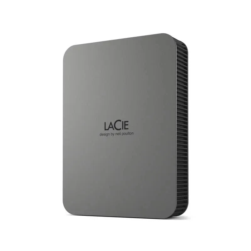 External HDD-LACIE-Mobile Drive Secure-STLR4000400-4TB-USB-C-USB 3.2-Colour Space Gray-STLR4000400