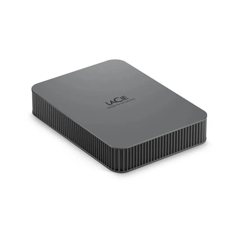 External HDD-LACIE-Mobile Drive Secure-STLR4000400-4TB-USB-C-USB 3.2-Colour Space Gray-STLR4000400