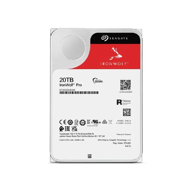 HDD-SEAGATE-IronWolf Pro-20TB-SATA-256 MB-7200 rpm-3,5-ST20000NT001