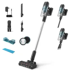 Vacuum Cleaner-PHILIPS-Upright-Bagless-Noise 80 dB-Weight 1.5 kg-XC3133-01