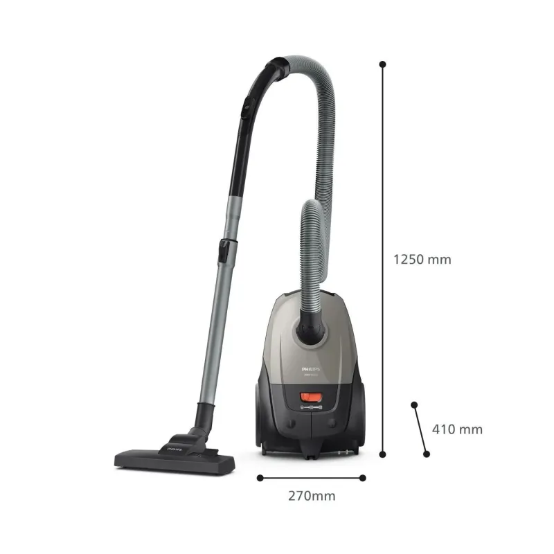 Vacuum Cleaner-PHILIPS-Input power 850 W-Dust capacity 3 L-Cylinder vacuum-Cleaning type Dry-Dust container Dust bag-Colour