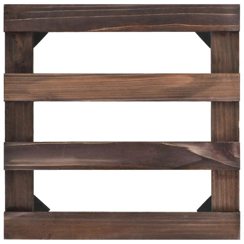 vidaXL augu paliktņi ar riteņiem, 4 gab., 25x25 cm, ciedru koks