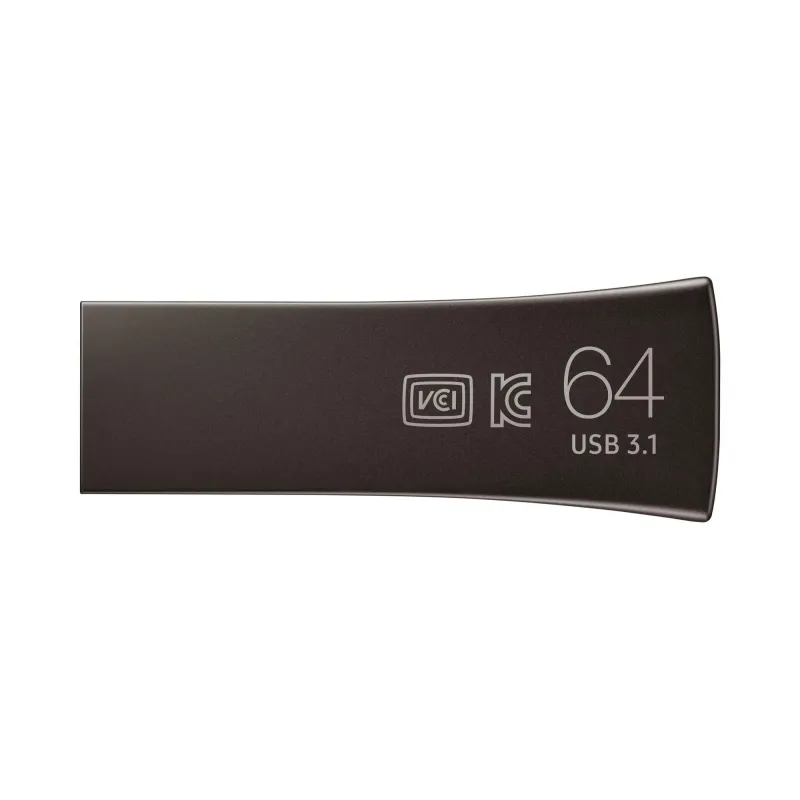 Samsung - BAR Plus - MUF-64BE4-APC - 64 GB - USB 3.1 - Grey