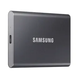 Samsung MU-PC1T0T-WW Portable SSD T7 USB 3.2 1TB Silver - Portable SSD - T7 - 1000 GB - USB 3.2 - Silver