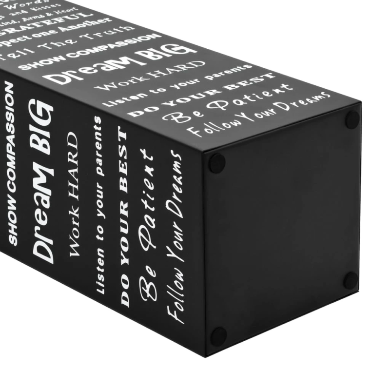 vidaXL lietussargu turētājs, melns tērauds