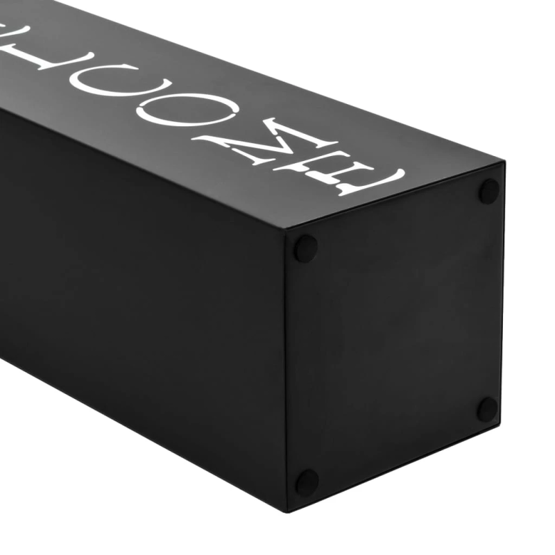 vidaXL lietussargu statīvs Welcome, melns tērauds