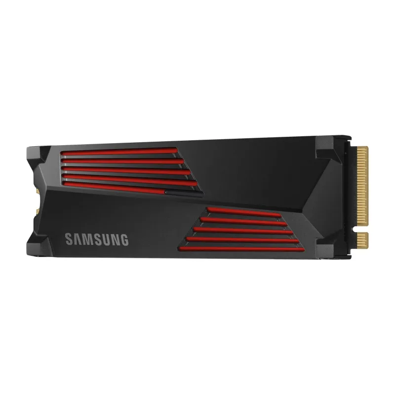 SSD-SAMSUNG-990 PRO with Heatsink-4TB-M.2-PCIe Gen4-NVMe-TLC-Write speed 6900 MBytes-sec-Read speed 7450 MBytes-sec-TBW 2400