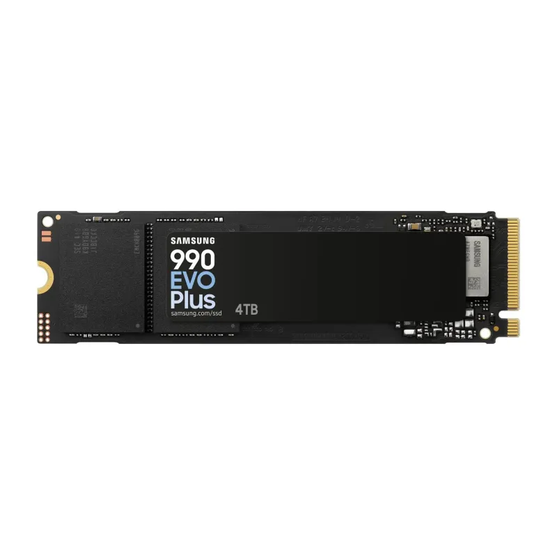 SSD-SAMSUNG-990 EVO Plus-4TB-M.2-PCIe Gen5-NVMe-TLC-Write speed 6300 MBytes-sec-Read speed 7250 MBytes-sec-2.38mm-TBW 2400