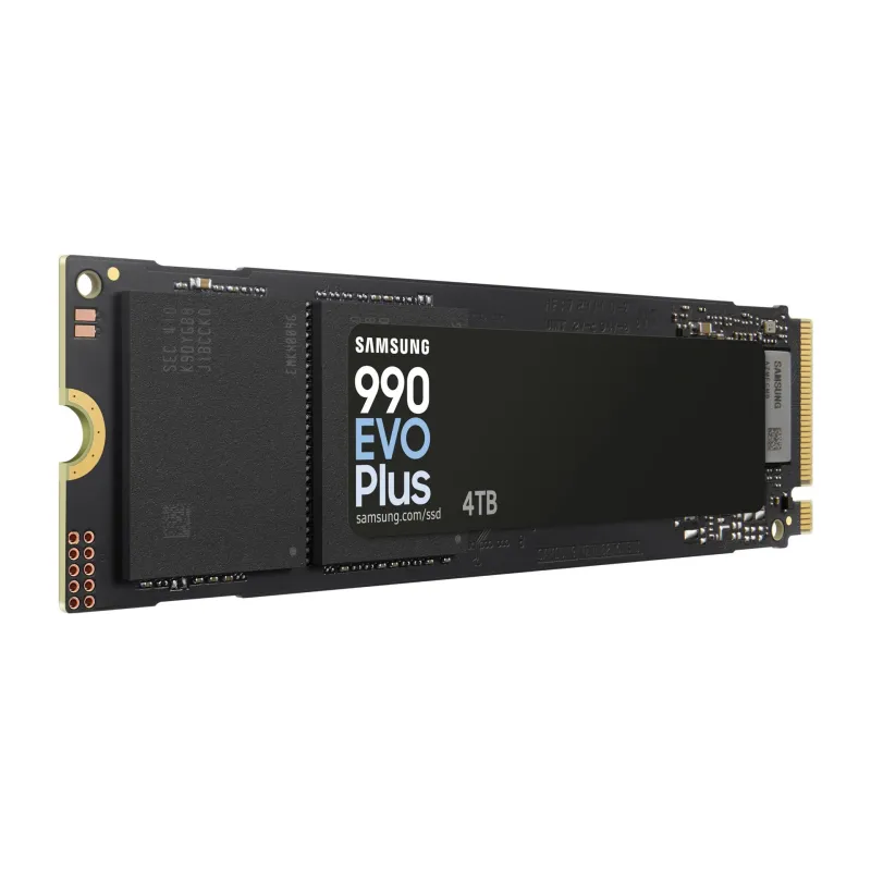 SSD-SAMSUNG-990 EVO Plus-4TB-M.2-PCIe Gen5-NVMe-TLC-Write speed 6300 MBytes-sec-Read speed 7250 MBytes-sec-2.38mm-TBW 2400