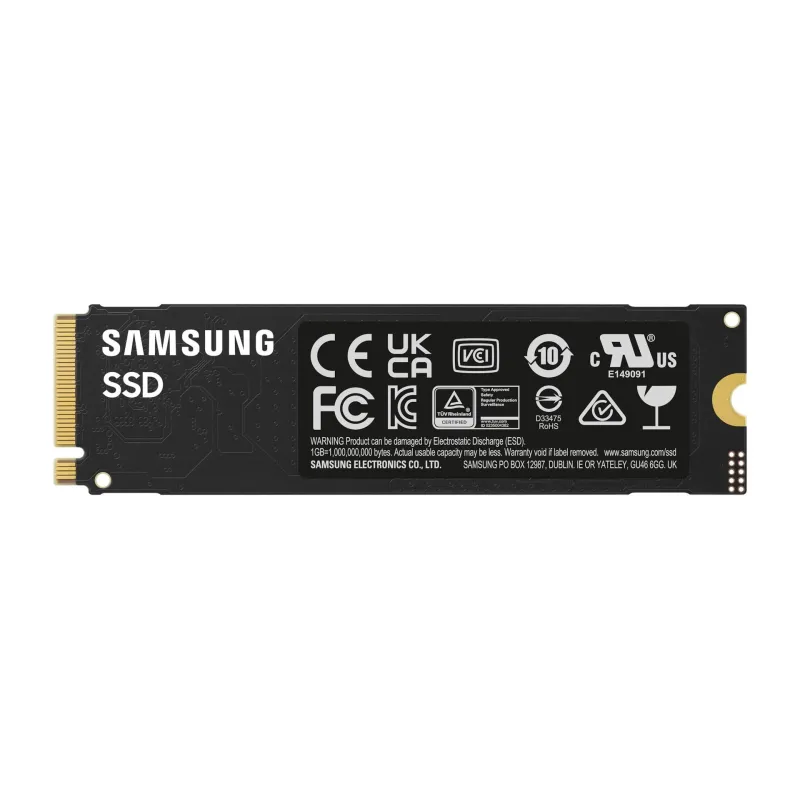 SSD-SAMSUNG-990 EVO Plus-4TB-M.2-PCIe Gen5-NVMe-TLC-Write speed 6300 MBytes-sec-Read speed 7250 MBytes-sec-2.38mm-TBW 2400