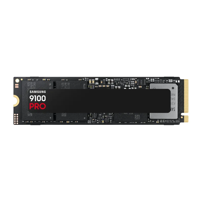 SSD-SAMSUNG-9100 PRO-1TB-M.2-PCIe Gen5-NVMe-TLC-Write speed 13300 MBytes-sec-Read speed 14700 MBytes-sec-2.38mm-TBW 600