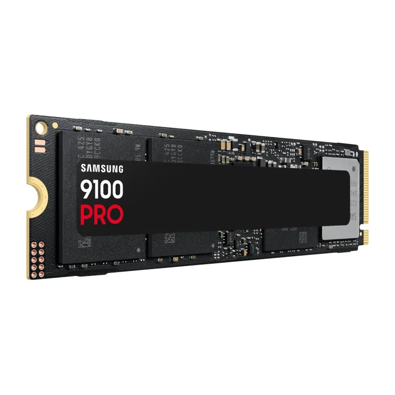 SSD-SAMSUNG-9100 PRO-1TB-M.2-PCIe Gen5-NVMe-TLC-Write speed 13300 MBytes-sec-Read speed 14700 MBytes-sec-2.38mm-TBW 600