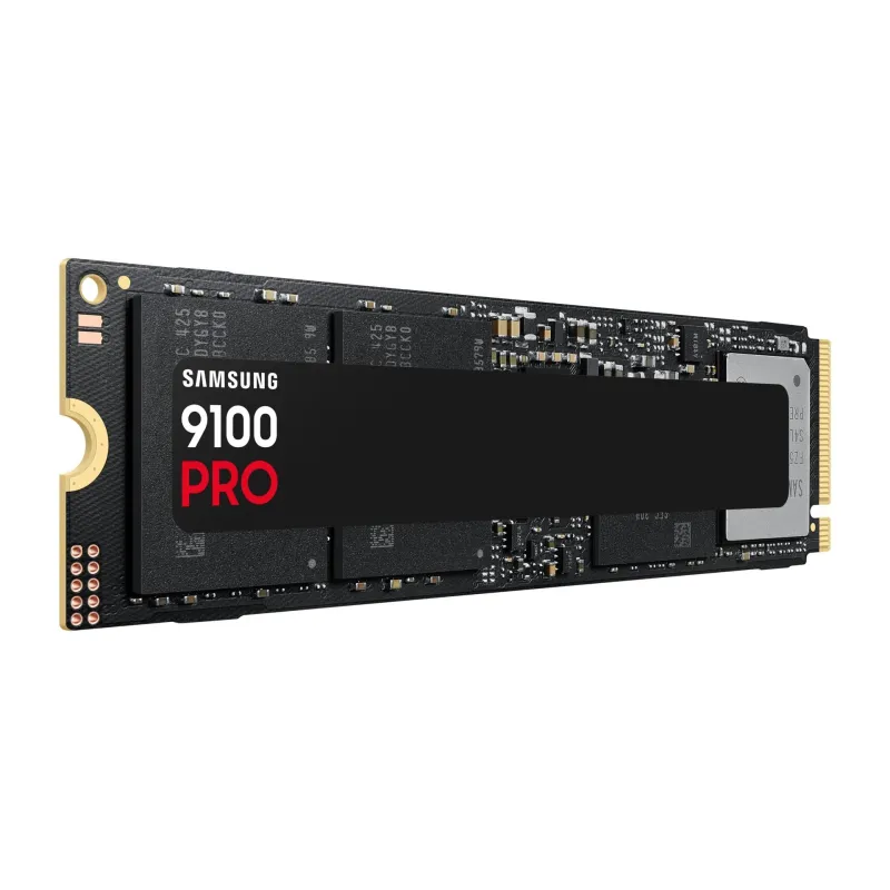 SSD-SAMSUNG-9100 PRO-2TB-M.2-PCIe Gen5-NVMe-TLC-Write speed 13400 MBytes-sec-Read speed 14700 MBytes-sec-2.38mm-TBW 1200