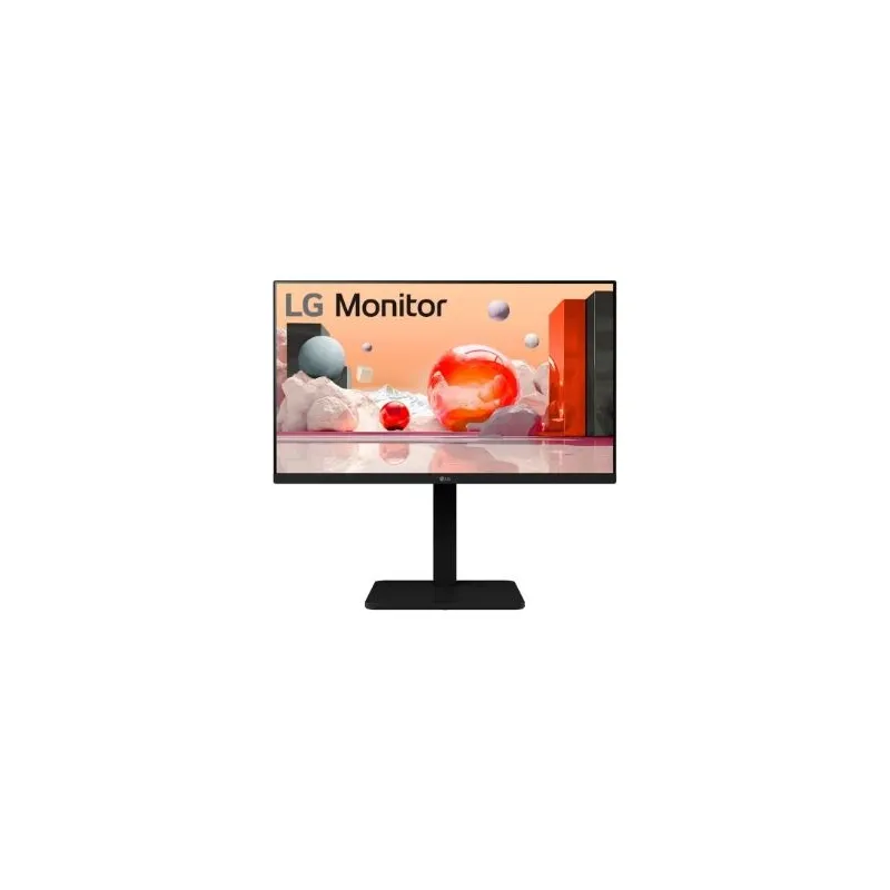 LCD Monitor-LG-24BA550-B-24-Panel IPS-1920x1080-16:9-100 Hz-Matte-5 ms-Speakers-Swivel-Pivot-Height adjustable-Tilt-Colour