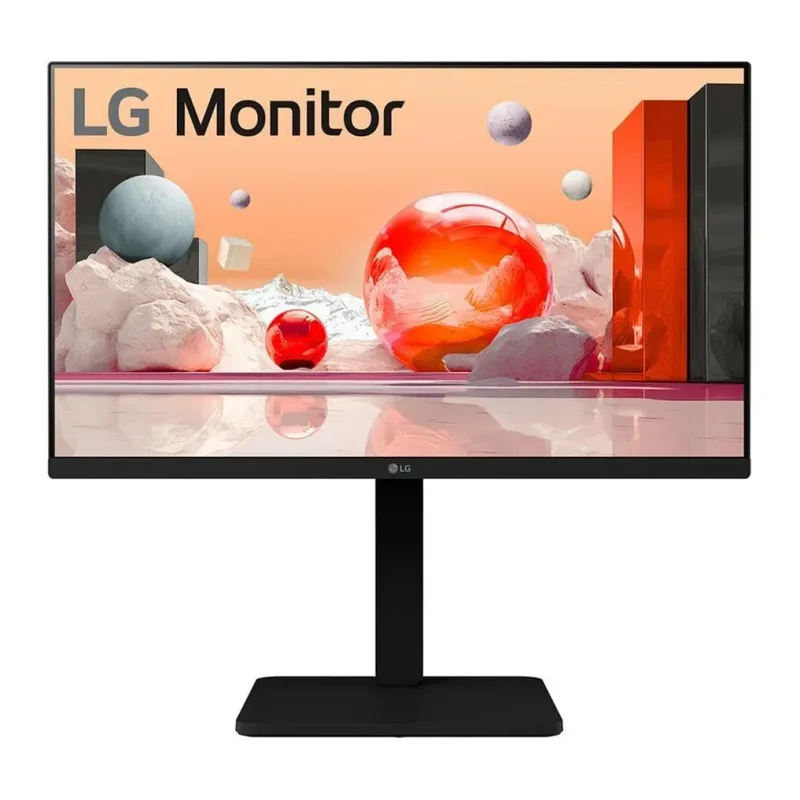 LCD Monitor-LG-24BA550-B-24-Panel IPS-1920x1080-16:9-100 Hz-Matte-5 ms-Speakers-Swivel-Pivot-Height adjustable-Tilt-Colour