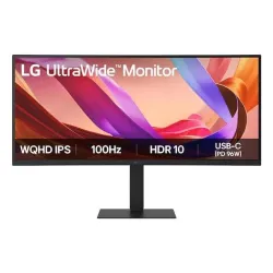 LCD Monitor-LG-34 -3440 x 1440 pixels-Wide Quad HD-Native aspect ratio 21:9-LCD-Curved-34U650A-B