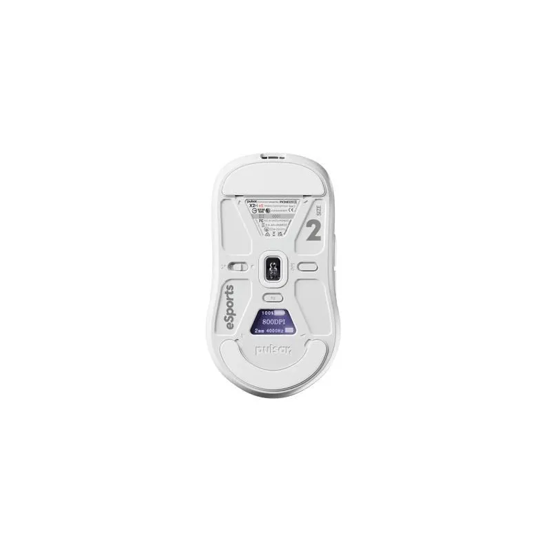 Mouse usb optical wrl x2h-medium white px2hes22 pulsar