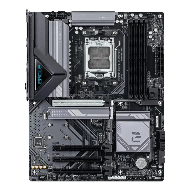 Mainboard-GIGABYTE-AMD B850-SAM5-ATX-Memory DDR5-Memory slots 4-3xPCI-Express 16x-3xM.2-1xHDMI-1xDisplayPort-4xUSB 2.0-4xUSB