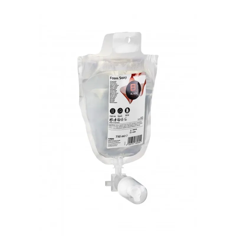 Putu ziepes Satino Black Qlash, 6 x 750 ml, Satino by WEPA