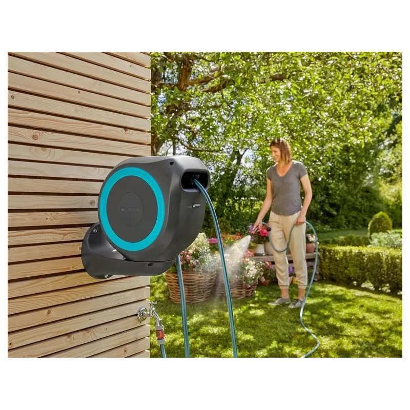 Automātiskā šļūtenes spole Gardena RollUp S. 15 m