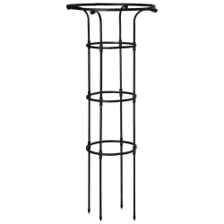 Atbalsts telpaugiem D28-D50cm H125cm, melns