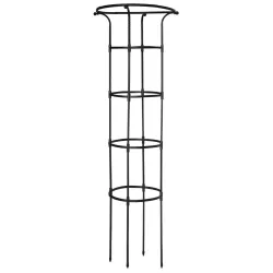 Atbalsts telpaugiem D32-D50cm H155cm, melns