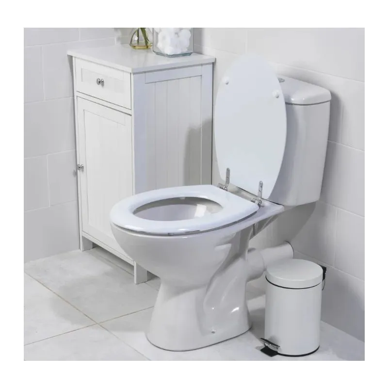 Beldray LA033758WFPEU7 Tongue & Groove Toilet Seat
