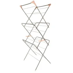 Beldray LA072498GRYNFEU7 Elegant 3-Tier Clothes Airer, Graphite Grey