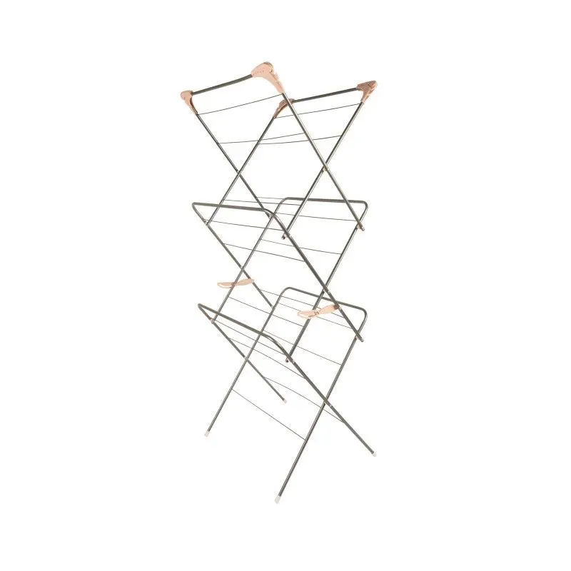 Beldray LA072498GRYNFEU7 Elegant 3-Tier Clothes Airer, Graphite Grey