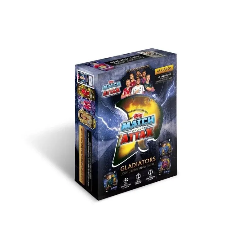 Kolekcionējamās kartes Topps Match Attax Gladiators 2026