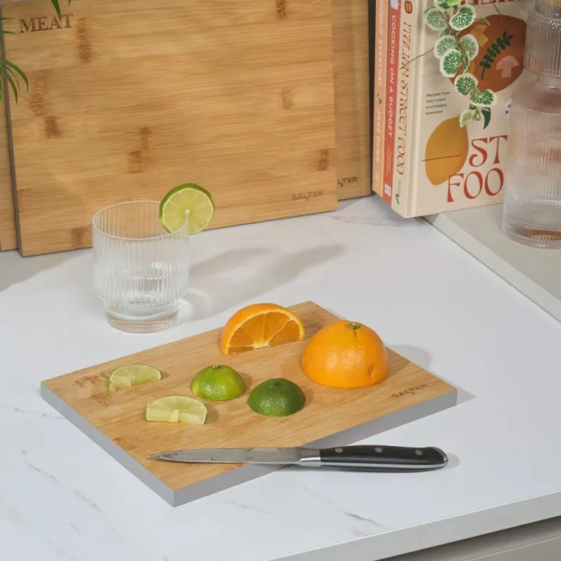 Salter BW072812EU7 3 Piece Bamboo Chopping Board Set