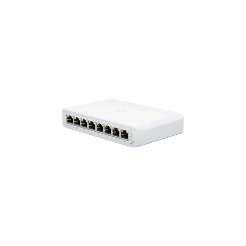 Switch-UBIQUITI-Lite 8 PoE-Type L2-Desktop-pedestal-8x10Base-T - 100Base-TX - 1000Base-T-PoE+ ports 4-USW-LITE-8-POE