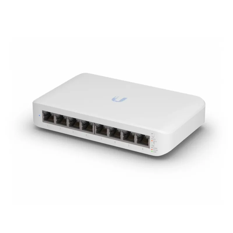 Switch-UBIQUITI-Lite 8 PoE-Type L2-Desktop-pedestal-8x10Base-T - 100Base-TX - 1000Base-T-PoE+ ports 4-USW-LITE-8-POE