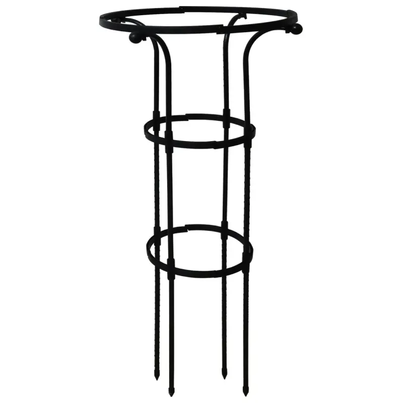 Atbalsts telpaugiem D25-D40cm H95cm, melns