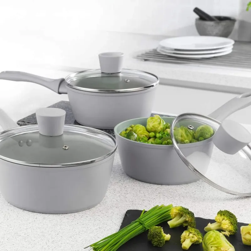 Salter BW092831EU7 Earth 3 Piece ,16-18-20cm, Pan Set