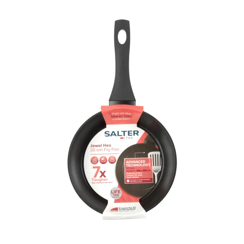 Salter BW11619SA3 Jewel Hex 20cm Fry Pan