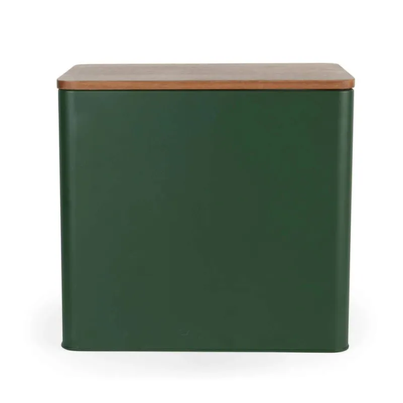 Salter BW12899G Toronto Bread Bin, Green-Wooden