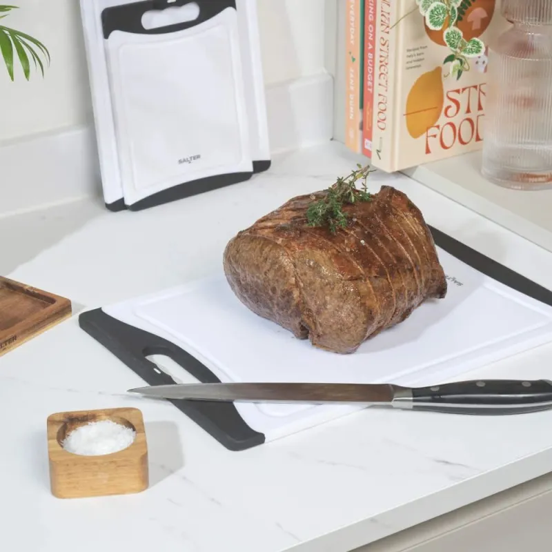 Salter BW13904 3 Piece Double-Sided Chopping Board Set