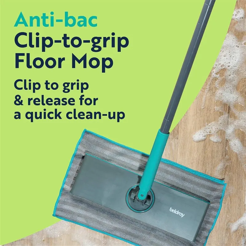 Beldray LA00000030UFEU7 Anti-bac Clip-To-Grip All-Surface Mop