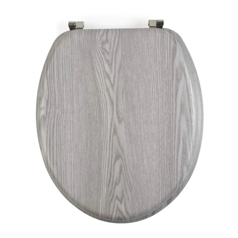 Beldray LA00000074GRYPEU7 Wooden Toilet Seat